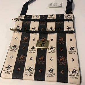 Women’s Black & Cream Crossbody Purse